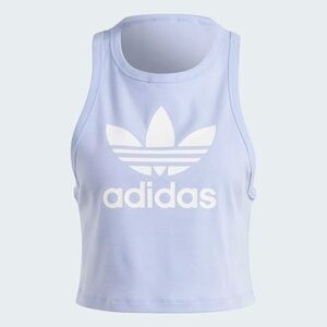 Adidas Original Adicolor Trefoil Purple Crop Tank Top NWT